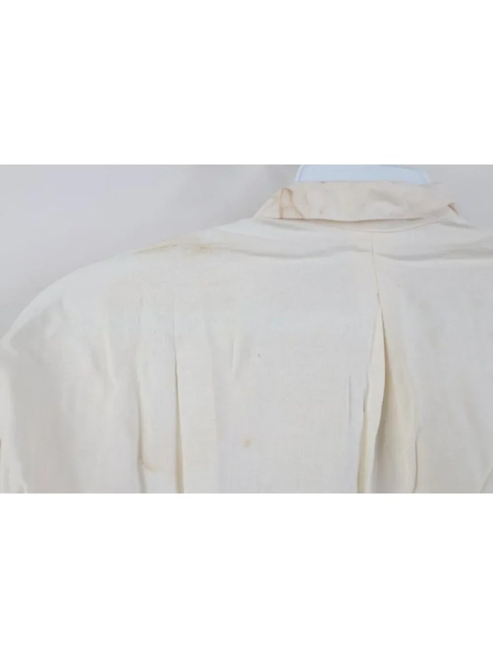 Deadstock 50s Unissued German Military Mens 36 Hospital Grandpa Marine Shirt